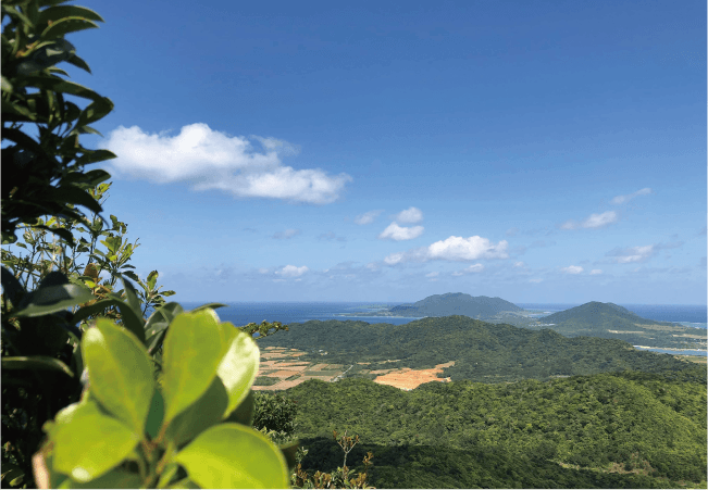 山と海の景色イメージ