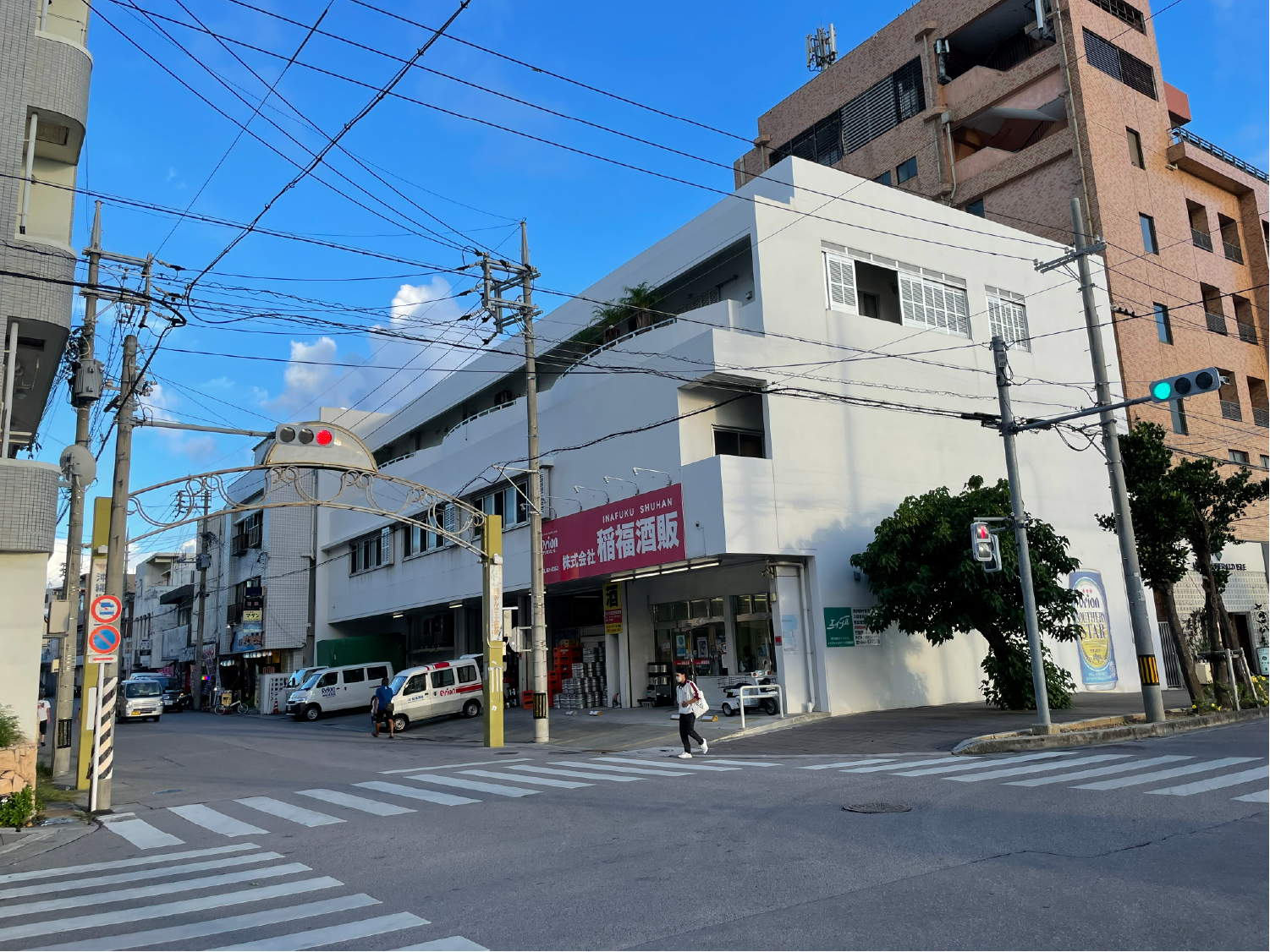 石垣島市街地の街並み